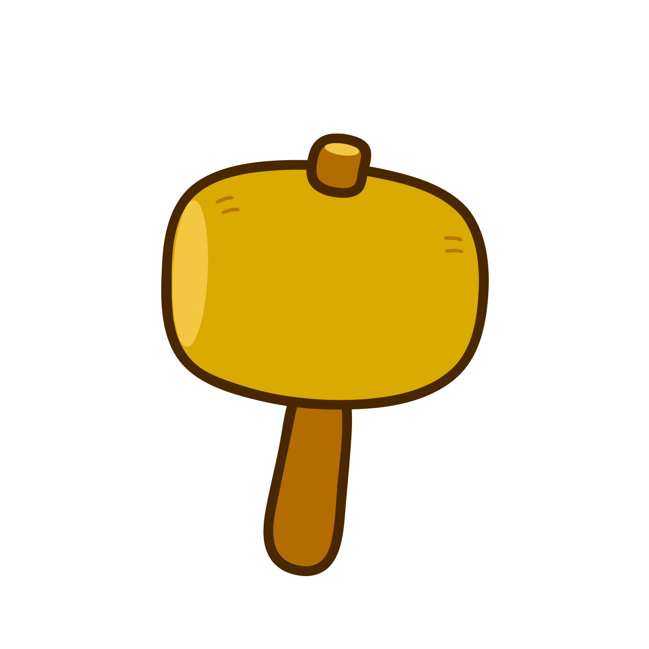 캐릭터공작소 망치 기업 로고 이미지