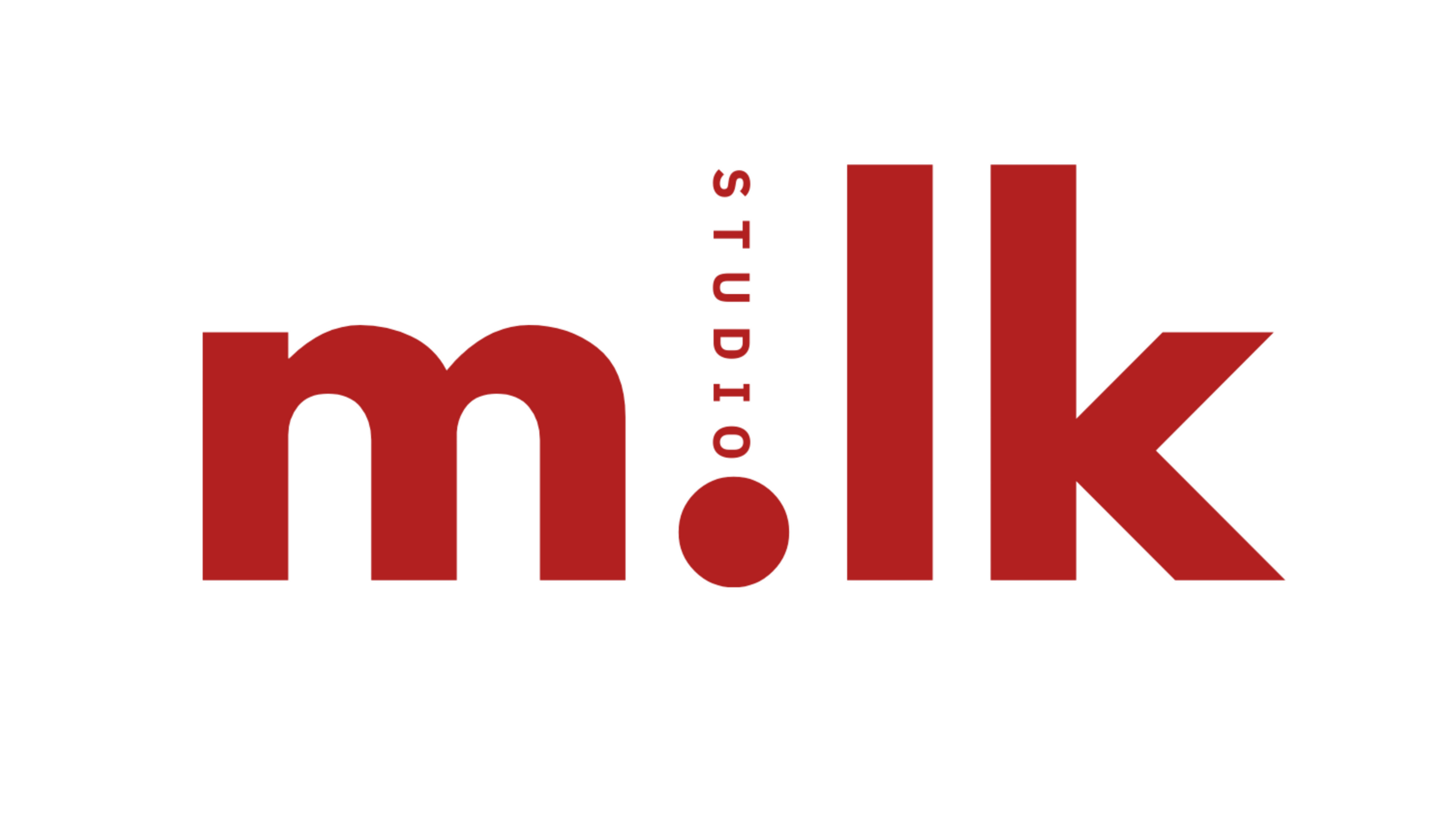 스튜디오 밀크 기업 로고 이미지