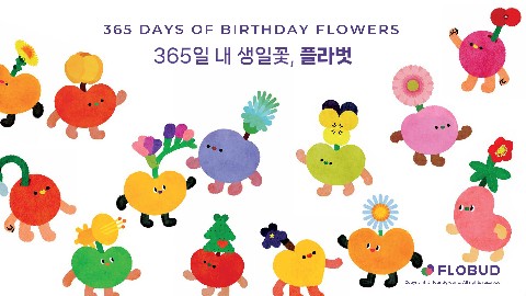 생일꽃 플라벗 IP 이미지